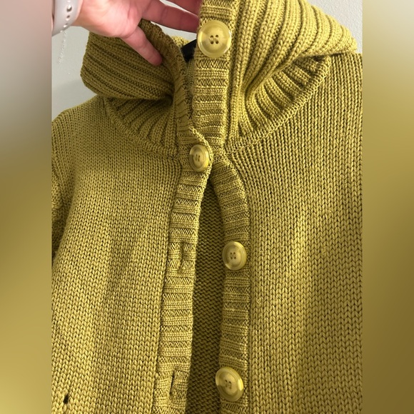 Vintage 100% wool knit cardigan button up sweater - Picture 5 of 8